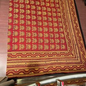 Hand stitched mirror quilt/coverlet